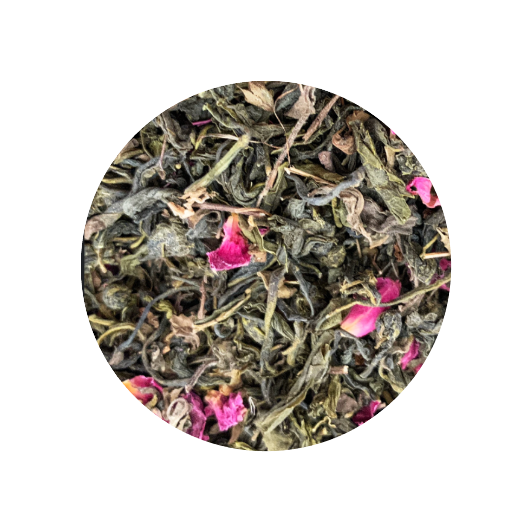 Tulsi Rose Green Leaf Tea