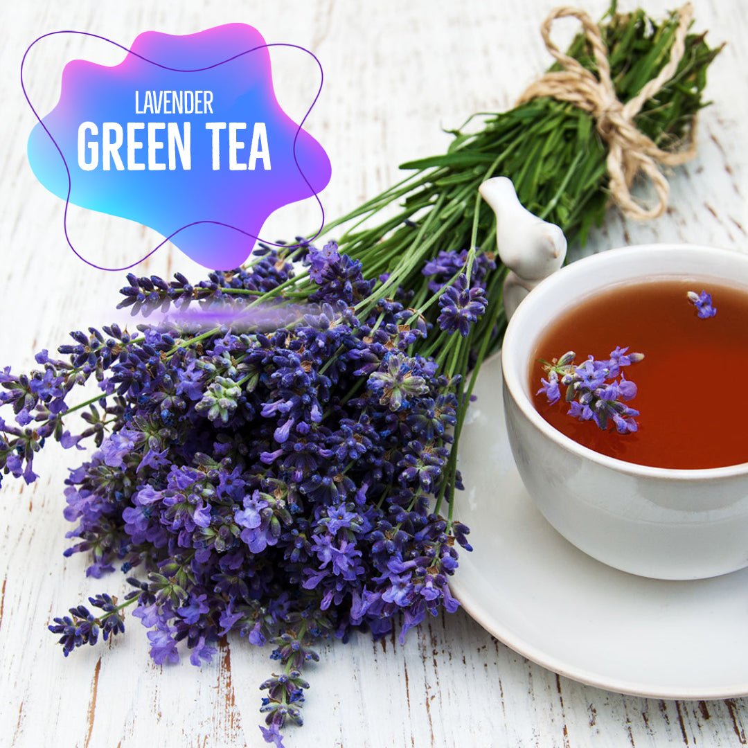 lavender flower tea Lavender Green Tea – Calming Floral Relaxation Tea