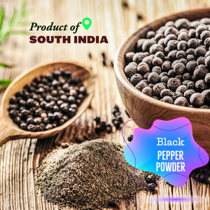 Black Pepper Powder 100% natural from South India