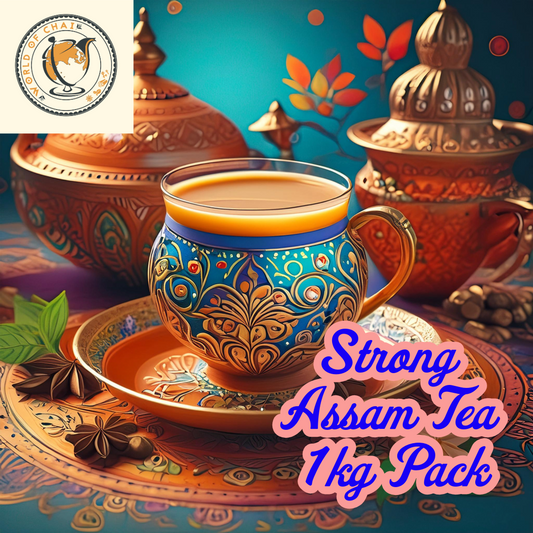 Strong Assam Premium Quality Tea | Rich, Bold Flavor | 100% Natural Loose Leaf | Perfect for Morning Boost