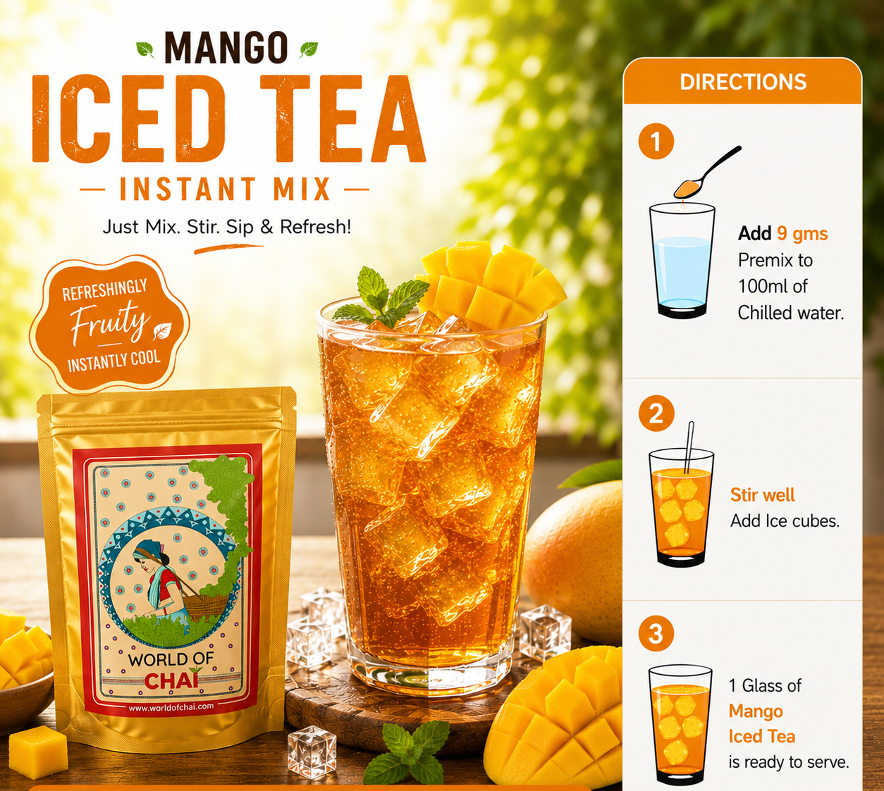 Mango Iced Tea Instant Mix