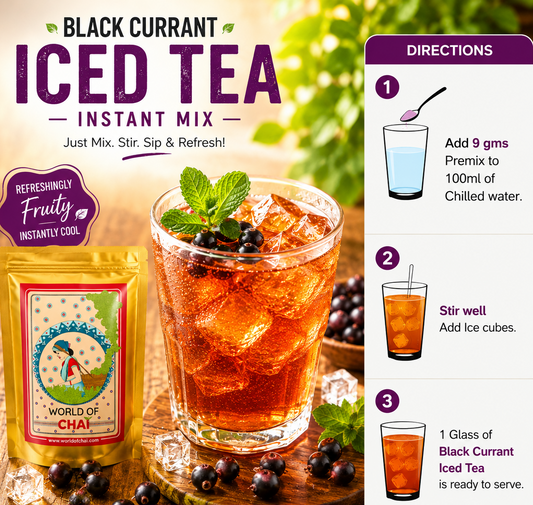 Blackcurrant Iced Tea Instant Mix
