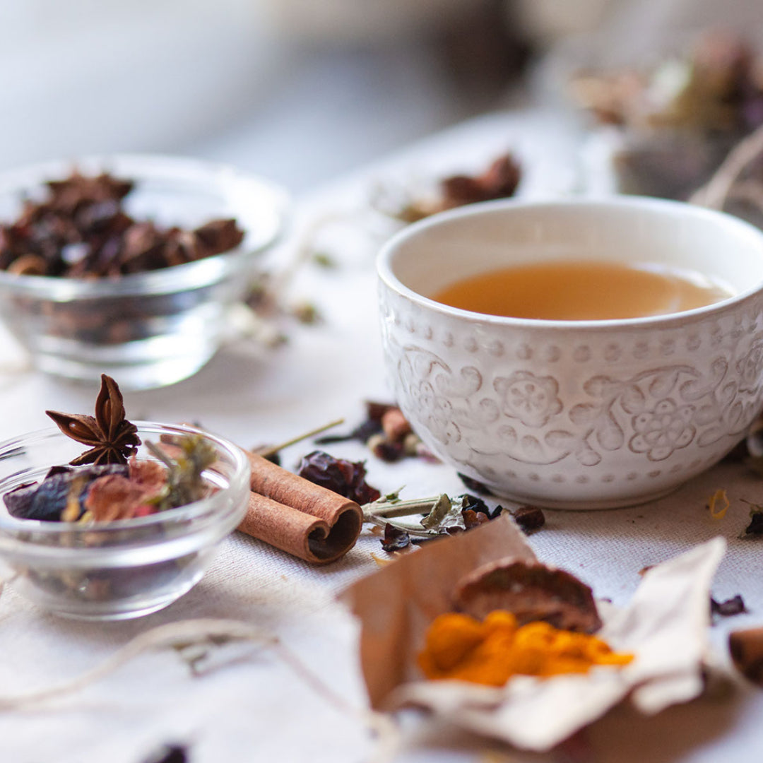 DIY Green Tea by adding unlimited herbs and spices