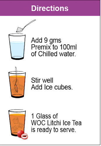 Litchi Iced Tea (Instant Mix)