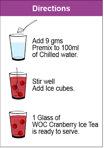 Cranberry Iced Tea (Instant Mix)