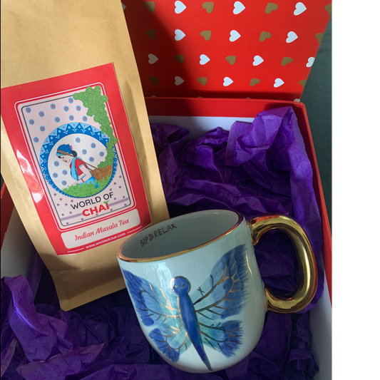 Handmade Tea with handcrafted Tea Cups