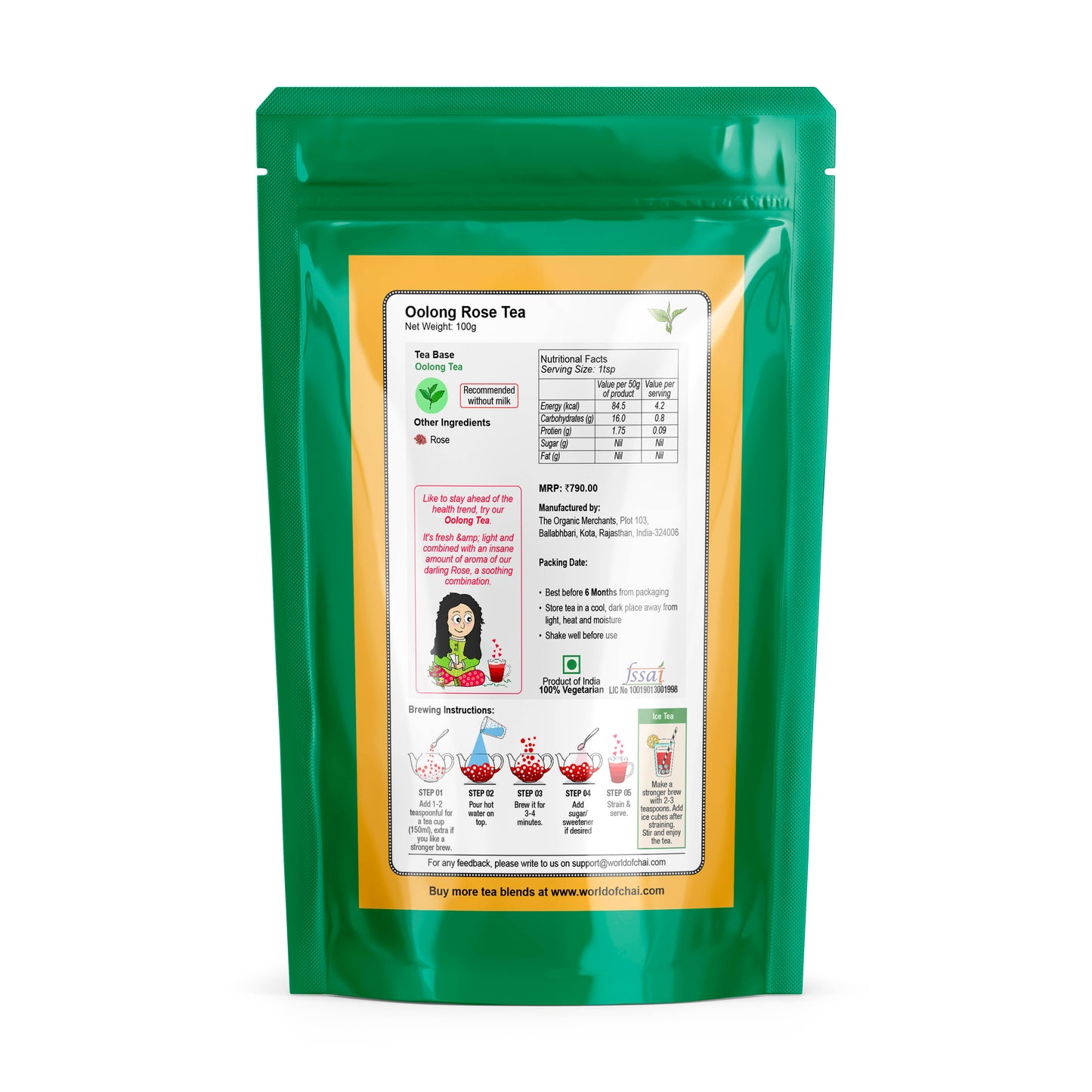 Darjeeling Rose Oolong Tea