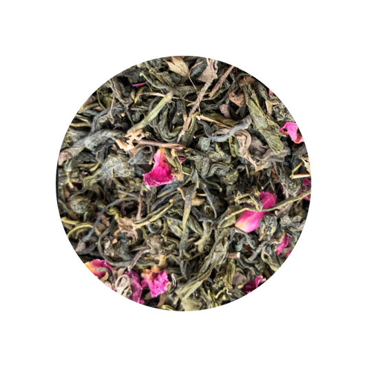 Tulsi Rose Green Leaf Tea