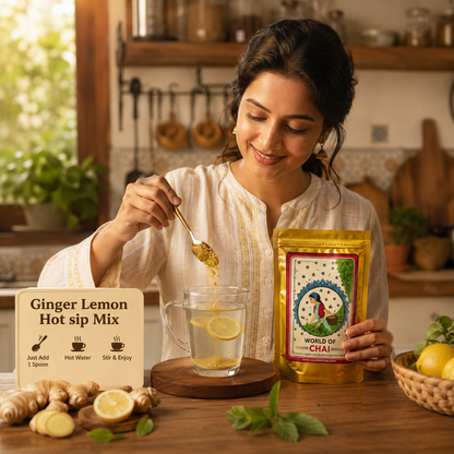 Ginger lemon Hot Sip Mix