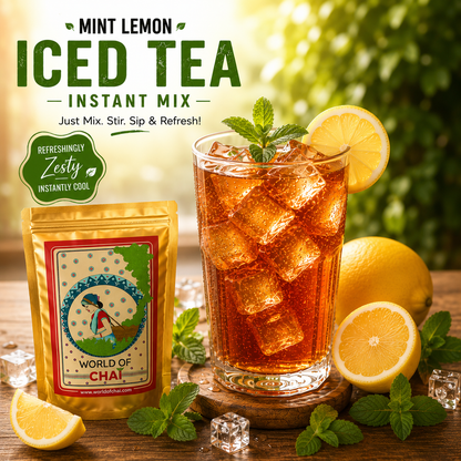 Mint Lemon  Iced Tea Instant Mix