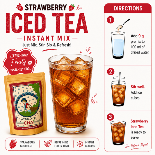 Strawberry Iced Tea (Instant Mix)