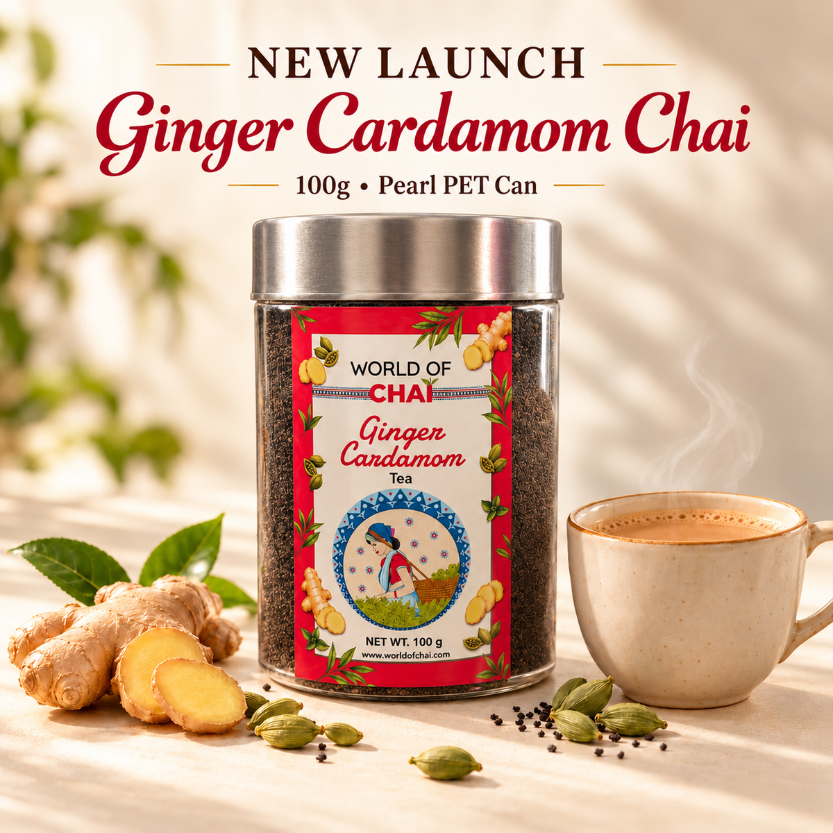 Ginger cardamom Tea Gift pack