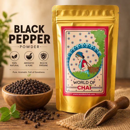 Black Pepper Powder 100% natural from South India
