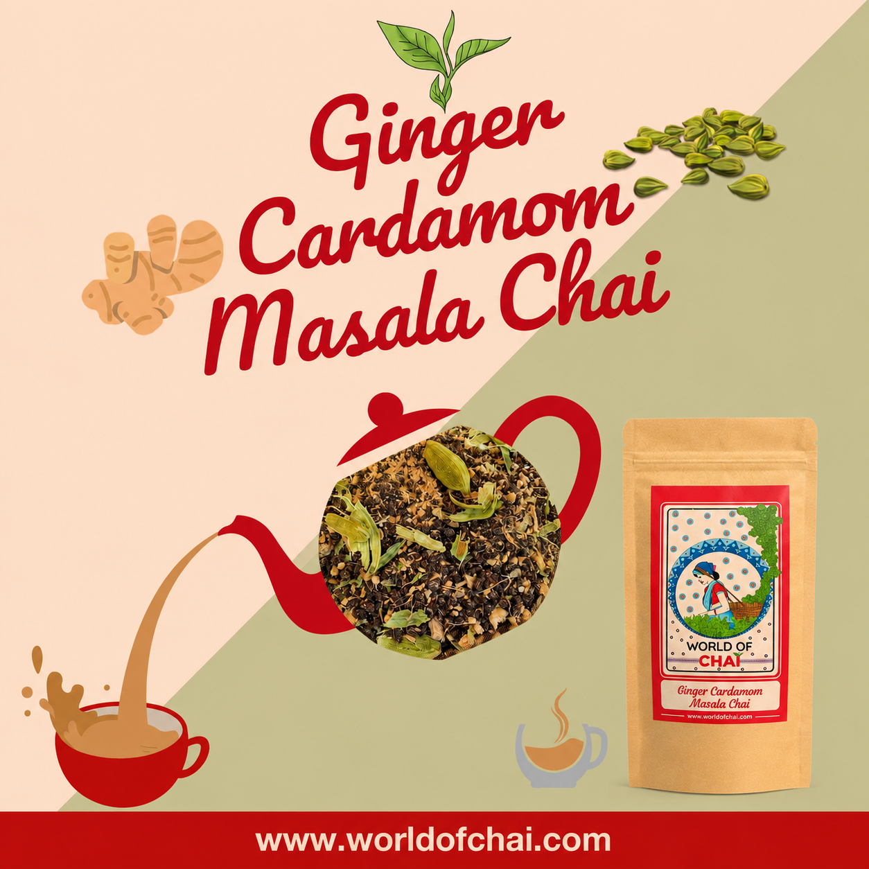 Ginger Cardamom Masala Chai Bestseller