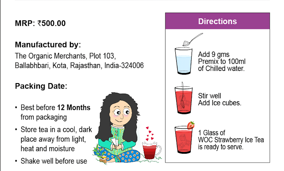 Strawberry Iced Tea (Instant Mix)