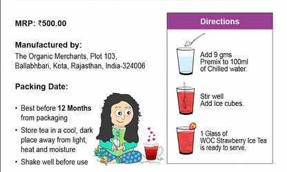 Strawberry Iced Tea (Instant Mix)