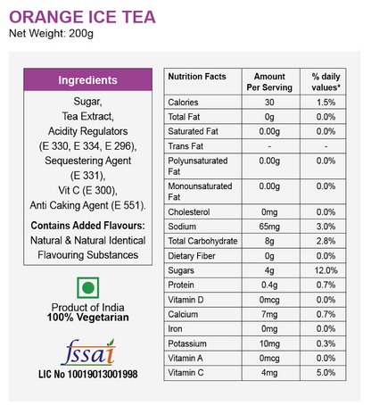 Orange Iced Tea (Instant Mix)