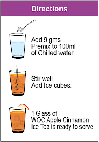Apple cinnamon  Iced Instant Mix