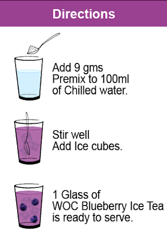 Blueberry Iced Tea Instant Mix