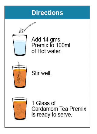 Cardamom Tea Premix Instant Tea