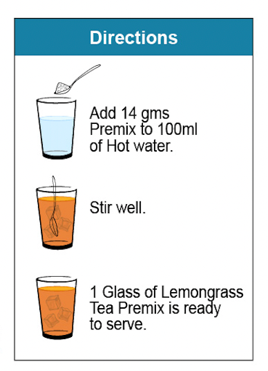 Lemongrass Tea Premix Instant Tea