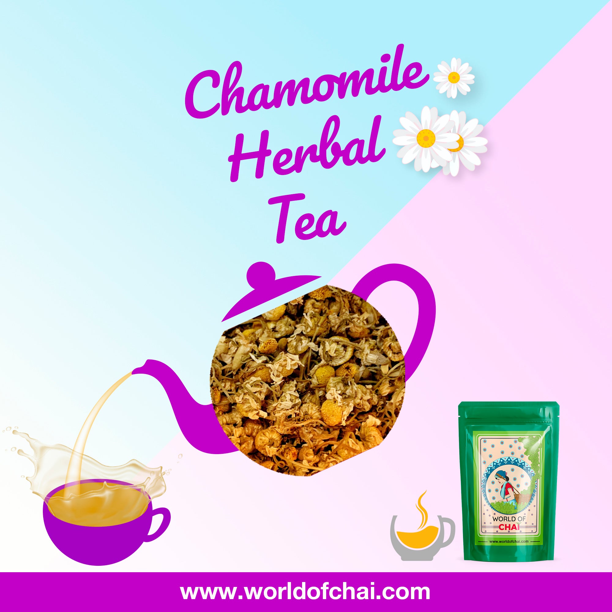 Pure Chamomile Herbal Tea