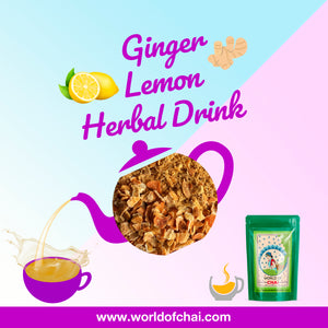 Ginger Lemon Herbal Drink